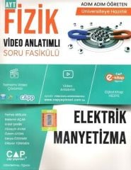 Çap Yayınları YKS AYT Elektrik Manyetizma Konu Anlatımlı Soru Bankası Video Çözümlü Çap Yayınları