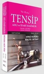 Kuram Kitap TENSİP Vergi Hukuku Maliye İktisat Adli İdari Hakimlik Çıkmış Sorular Kuram Kitap