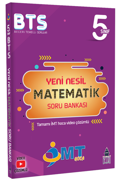 İMT Hoca 5. Sınıf Matematik Yeni Nesil Soru Bankası Video Çözümlü İMT Hoca