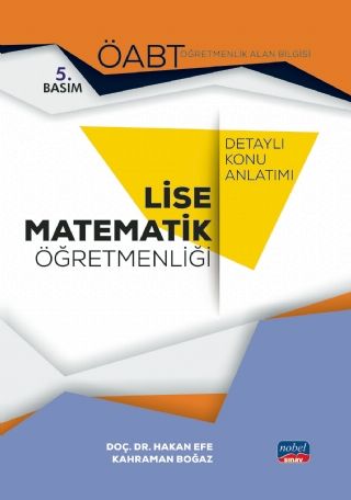 Nobel 2021 ÖABT Lise Matematik Öğretmenliği Konu Anlatımı Nobel Sınav Yayınları