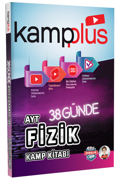 Kampplus YKS AYT Fizik Kampplus 38 Günde Kamp Kitabı Kampplus