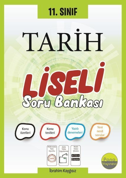 Pano 11. Sınıf Tarih Liseli Soru Bankası Pano Yayınevi