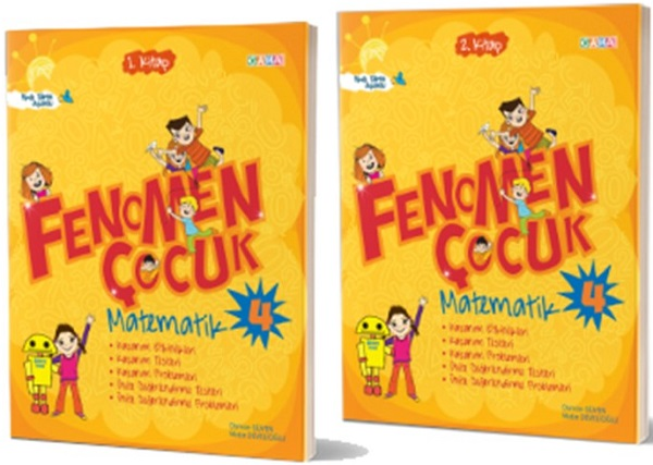 Gama 4. Sınıf Matematik Fenomen Çocuk 1. ve 2. Kitap (2 Kitap Set) Gama Yayınları