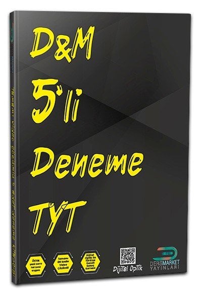 DersMarket YKS TYT DM 5 li Deneme DersMarket Yayınları