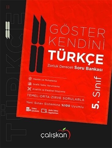 Çalışkan 5. Sınıf Türkçe Göster Kendini Soru Bankası Çalışkan Yayınları