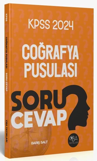 SÜPER FİYAT - CBA Yayınları 2024 KPSS Coğrafyanın Pusulası Soru Cevap - Barış Salt CBA Yayınları