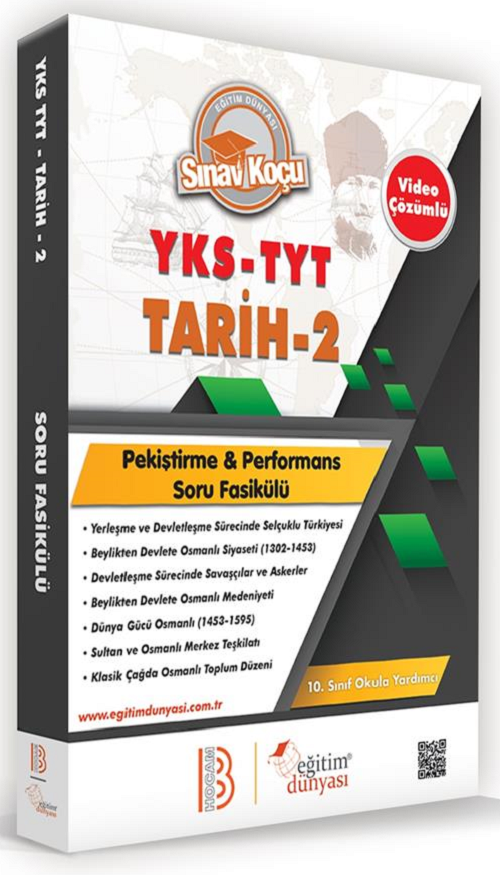 SÜPER FİYAT - Eğitim Dünyası YKS TYT 10. Sınıf Tarih-2 Sınav Koçu Soru Fasikülü Eğitim Dünyası Yayınları