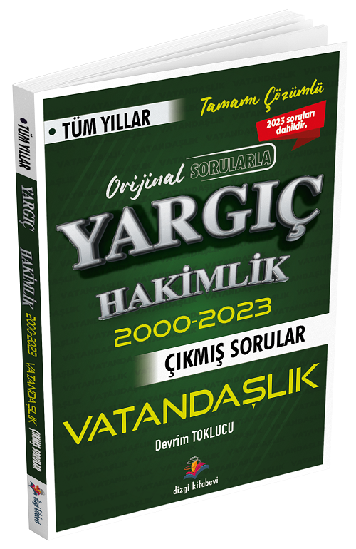 Dizgi Kitap 2024 YARGIÇ Hakimlik Vatandaşlık Çıkmış Sorular 2000-2023 Tüm Yıllar Dizgi Kitap