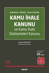 Seçkin Kamu İhale Kanunu ve Kamu İhale Sözleşmeleri Kanunu 20. Baskı - Sadettin Doğanyiğit Seçkin Yayınları