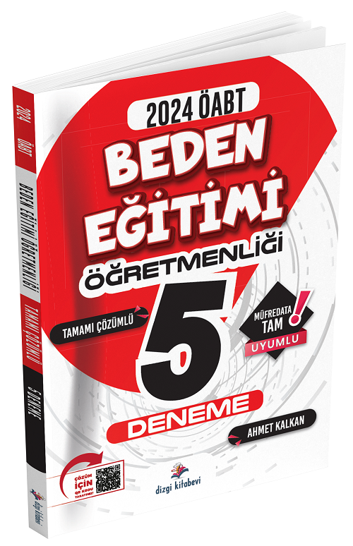 Dizgi Kitap 2024 ÖABT Beden Eğitimi Öğretmenliği 5 Deneme Çözümlü - Ahmet Kalkan Dizgi Kitap Yayınları