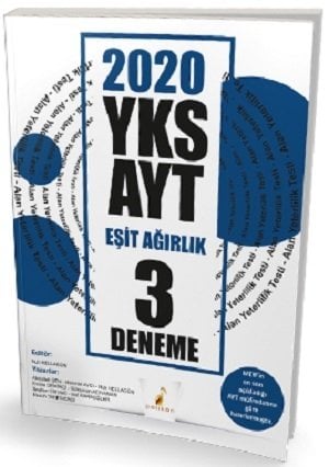 Pelikan YKS AYT Eşit Ağırlık 3 Deneme Sınavı Pelikan Yayınları