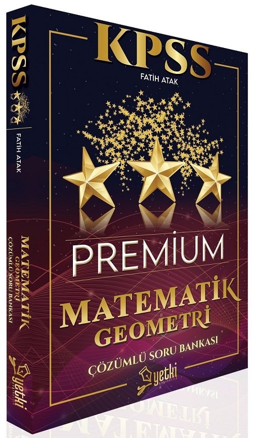 Yetki KPSS Matematik-Geometri Premium Soru Bankası Çözümlü Yetki Yayıncılık