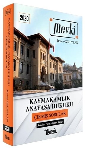 Temsil 2020 MEVKİ Kaymakamlık Anayasa Hukuku Çıkmış Sorular - Recep Özceylan, Bahar Yıldızhan Temsil Yayınları