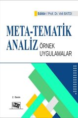 Anı Yayıncılık Meta 2. Baskı - Tematik Analiz Örnek Uygulamalar - Veli Batdı Anı Yayıncılık