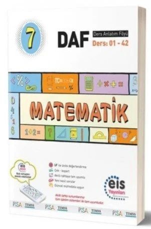 Eis Yayınları 7. Sınıf Matematik DAF Ders Anlatım Föyü Eis Yayınları