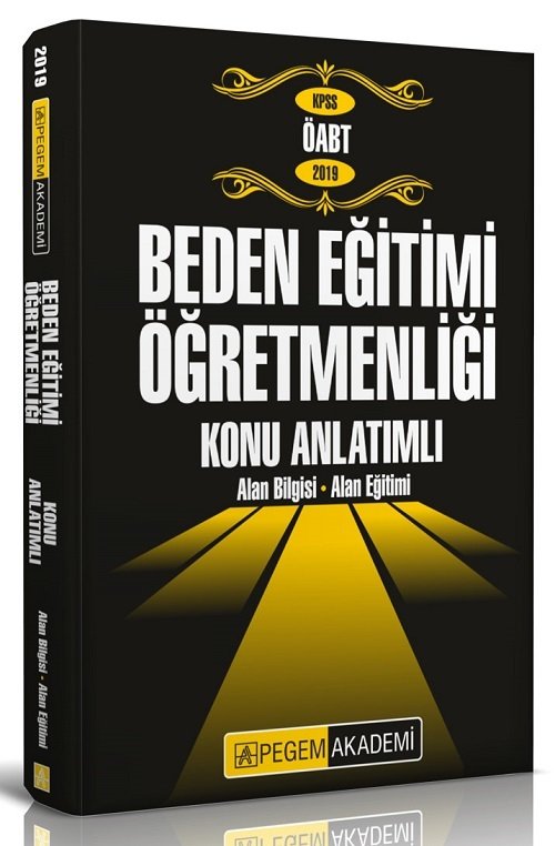 Pegem 2019 ÖABT Beden Eğitimi Öğretmenliği Konu Anlatımlı Pegem Akademi Yayınları