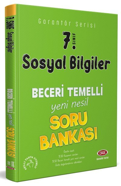 Data 7. Sınıf Sosyal Bilgiler Garantör Beceri Temelli Soru Bankası Data Yayınları