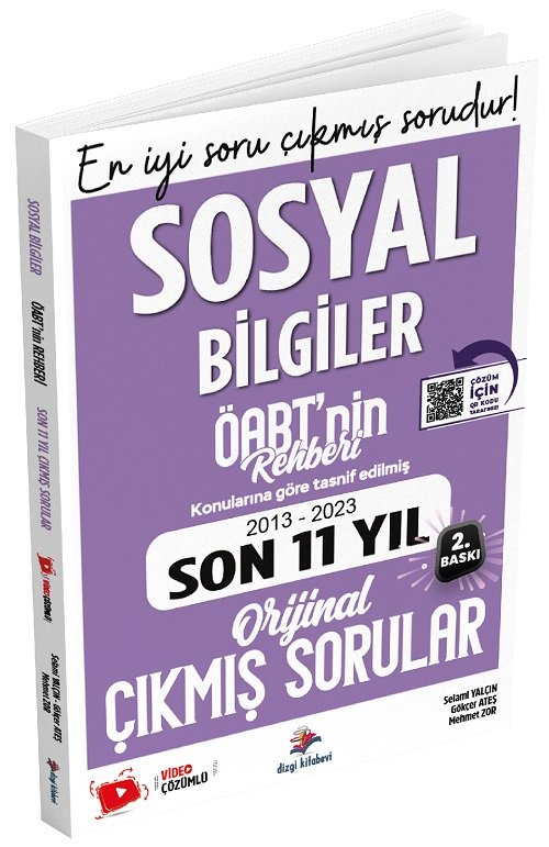 SÜPER FİYAT - Dizgi Kitap 2024 ÖABT nin Rehberi Sosyal Bilgiler Öğretmenliği Çıkmış Sorular Son 11 Yıl Çözümlü - Selami Yalçın Dizgi Kitap Yayınları