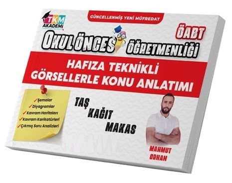 TKM Akademi ÖABT Okul Öncesi Hafıza Teknikli Görsellerle Konu Anlatımı - Mahmut Orhan TKM Akademi