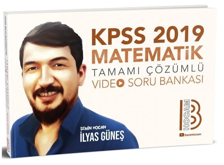 SÜPER FİYAT - Benim Hocam 2019 KPSS Matematik Video Soru Bankası Çözümlü İlyas Güneş Benim Hocam Yayınları