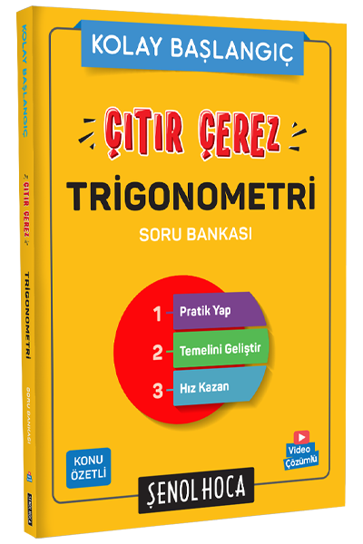 Şenol Hoca YKS AYT Çıtır Çerez Trigonometri Soru Bankası Şenol Hoca Yayınları