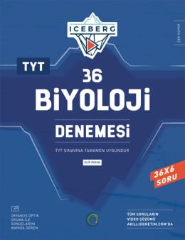 Okyanus YKS TYT Biyoloji Iceberg 36 Deneme Okyanus Yayınları