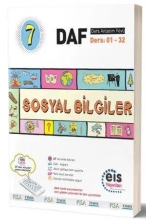 Eis Yayınları 7. Sınıf Sosyal Bilgiler DAF Ders Anlatım Föyü Eis Yayınları