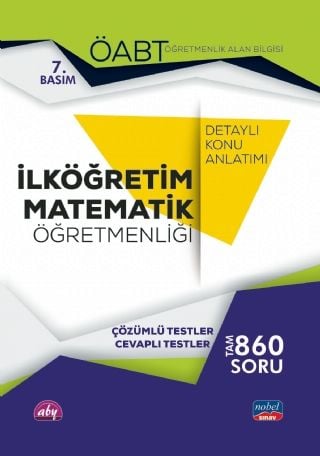 Nobel 2021 ÖABT İlköğretim Matematik Öğretmenliği Konu Anlatımı Nobel Sınav Yayınları