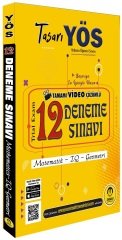 Tasarı YÖS Matematik IQ Geometri Trial Exam 12 Deneme Video Çözümlü Tasarı Yayınları