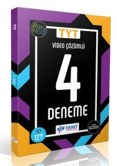 Yanıt YKS TYT 4 Deneme Video Çözümlü Yanıt Yayınları