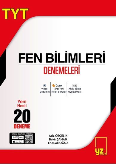 YZ Yayınları YKS TYT Fen Bilimleri 20 Deneme YZ Yayınları