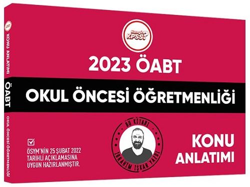 Hangi KPSS 2023 ÖABT Okul Öncesi Öğretmenliği Konu Anlatımı - İbrahim İşkar Hangi KPSS