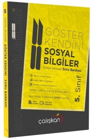 Çalışkan 5. Sınıf Sosyal Bilgiler Göster Kendini Soru Bankası Çalışkan Yayınları