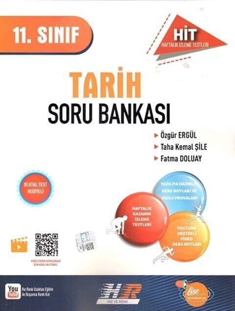 Hız ve Renk 11. Sınıf Tarih HİT Soru Bankası Hız ve Renk Yayınları