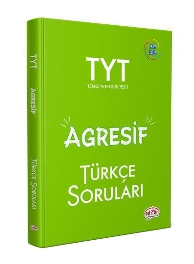 Editör YKS TYT Türkçe Agresif Soru Bankası Editör Yayınları