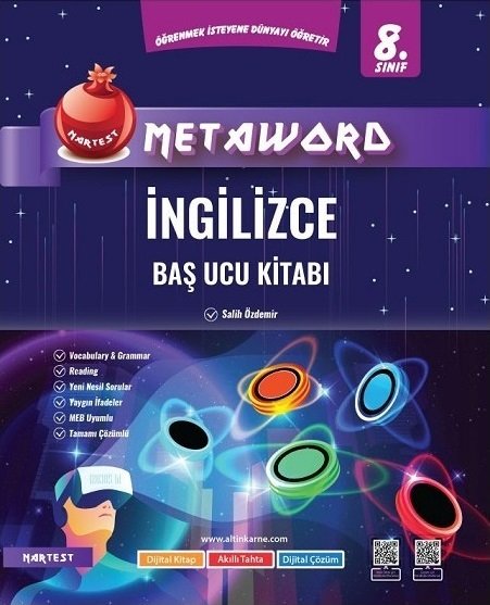 Nartest 8. Sınıf İngilizce Metaword Baş Ucu Kitabı Nartest Yayınları