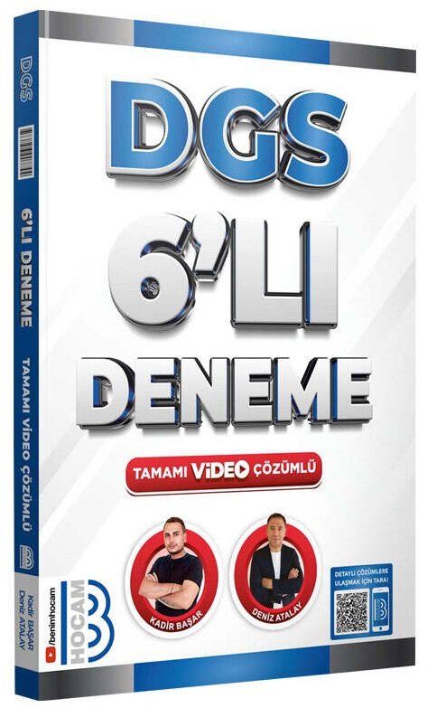 Benim Hocam DGS 6 Deneme Video Çözümlü Benim Hocam Yayınları