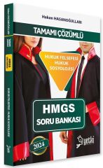 Yetki 2024 HMGS Hukuk Felsefesi, Hukuk Sosyolojisi Soru Bankası Çözümlü - Hakan Hasanoğulları Yetki Yayıncılık