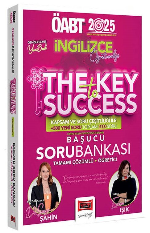 Yargı 2025 ÖABT İngilizce The Key To Success Başucu Soru Bankası Çözümlü - Sevgi Şahin Yargı Yayınları