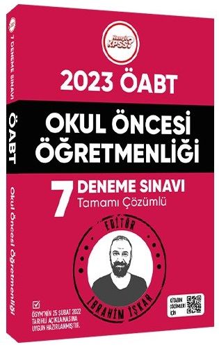 Hangi KPSS 2023 ÖABT Okul Öncesi Öğretmenliği 7 Deneme Çözümlü - İbrahim İşkar Hangi KPSS