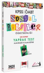 Yargı 2024 ÖABT Sosyal Bilgiler Öğretmenliği Yaprak Test Yargı Yayınları