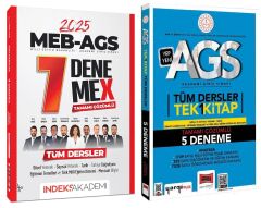 Yargı + İndeks 2025 MEB-AGS Tüm Dersler 5+7 Deneme 2 li Set Yargı + İndeks Akademi Yayınları