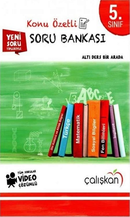 Çalışkan 5. Sınıf Tüm Dersler Konu Özetli Soru Bankası Çalışkan Yayınları