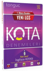 Tonguç 8. Sınıf LGS 1. Dönem KOTA İngilizce Denemeleri Tonguç Akademi