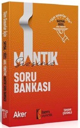 İsem 2020 Tüm Sınavlar Mantık Sizsiniz Sayısal Sözel Mantık Soru Bankası Çözümlü İsem Yayınları