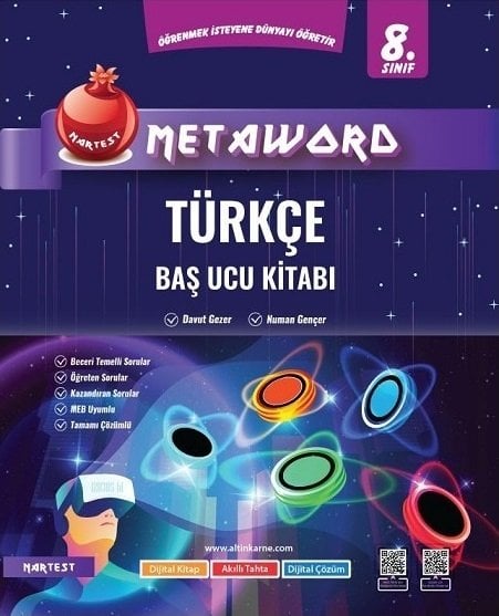 Nartest 8. Sınıf Türkçe Metaword Baş Ucu Kitabı Nartest Yayınları