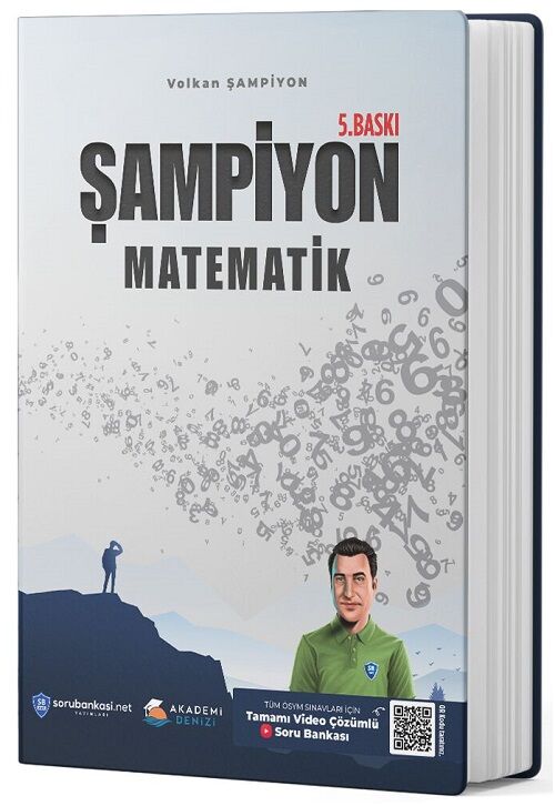 Akademi Denizi KPSS DGS ALES TYT AYT Matematik Şampiyon Soru Bankası Çözümlü - Volkan Şampiyon Akademi Denizi