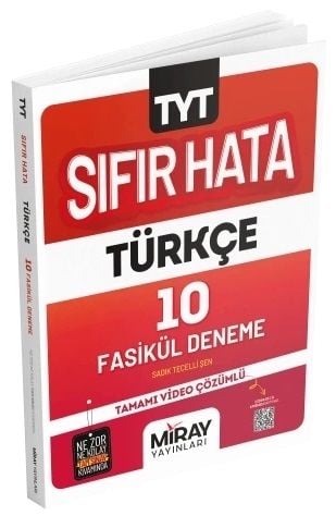 Miray YKS TYT Türkçe Sıfır Hata 10 Fasikül Denemeler Miray Yayınları