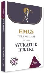 Yetki 2024 HMGS Avukatlık Hukuku Ders Notları - Özal Duran Yetki Yayıncılık