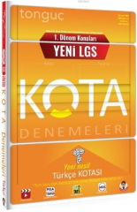 Tonguç 8. Sınıf LGS 1. Dönem KOTA Türkçe Denemeleri Tonguç Akademi